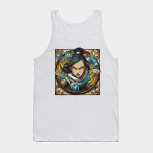 katara water tribe in battle position Tank Top